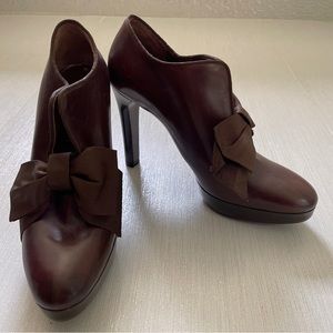 NEW Ralph Lauren Collection High Heel Booties Shoes 36.5